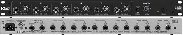 Rane HC6S 6 通道耳机放大器