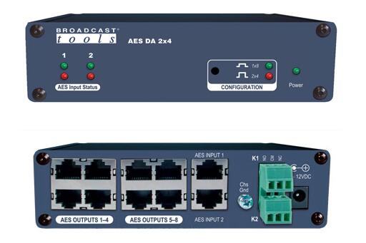 Broadcast Tools AES DA 2×4 A