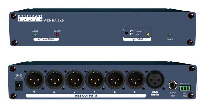 Broadcast Tools AES DA 2×6 A