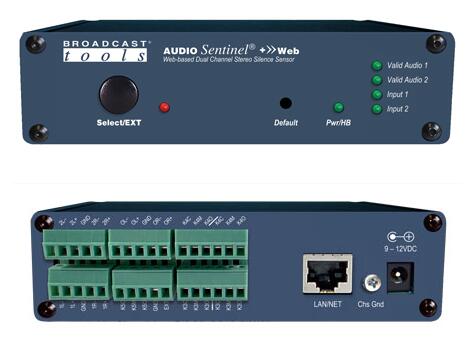 Broadcast Tools Audio Sentinel® Plus>> Web 模拟音频静音传感器